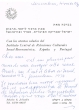 Lettre adressée en Février 1978 à Raphael Benazeraf de Paris
