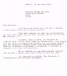 Lettre adressée le 01/04/1986 à Efraïm Ben Haim de Givat Hayim Menhaad (Israël)de