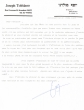 Lettre adressée le 20/04/1987 à Raphael Benazeraf de Neuilly-sur-Seine