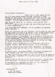Lettre adressée le 03/05/1983 à Mme Charpentier en France