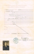 Extrait du passeport britannique de Jim Joy