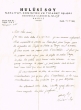 Lettre adressée le 15/12/1956 à un correspondant de Tanger