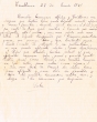 Lettre adressée le 27/06/1941 à Guillermo y Africa