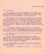 Lettre adressée le 20/02/1961 au Prince Hassan Ben Mehdi, Ambassadeur du Maroc à Londres
