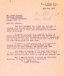 Lettre adressée le 15/05/1961 à Mr Abbas Elmokri de l'Ambassade du Maroc à Londres
