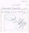 Facture adressée le 03/10/1963 à la Communauté Israélite de Tanger