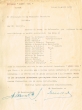 Courrier adressé le 04/04/1933 au Président de la Communauté Israélite de Tanger