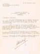 Lettre adressée le 18/07/1950 au Greffier du Tribunal Rabbinique de Mogador