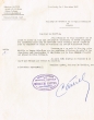 Lettre adressée le 02/11/1950 au Greffier du Tribunal Rabbinique de Mogador