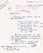 Lettre adressée le 12/11/1953 aux Services Municipaux de Mogador