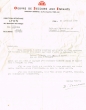 Lettre adressée le 29/11/1950 au Tribunal Rabbinique de Mogador