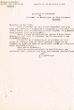 Lettre adressée le 28/11/1951 au Greffier du Tribunal de 1ère Instance de Mogador