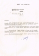Lettre adressée le 28/02/1953 au Greffier du Tribunal Rabbinique de Mogador