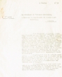 Lettre adressée le 02/02/1953 au Commissaire du Gouvernement Chérifien de Mogador