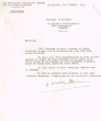 Lettre adressée le 05/02/1953 au Greffier du Tribunal Rabbinique de Mogador