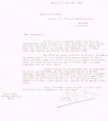 Lettre adressée le 17/02/1953 au Greffier du Tribunal Rabbinique de Mogador