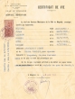 Certificat de vie concernant les enfants de Simon Abecassis