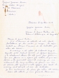 Lettre adressée le 29/03/1953 au Président du Tribunal Rabbinique de Mogador