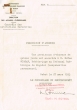 Permission d'absence du 27/03/1953 pour Moïse Wizgan