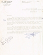 Lettre adressée le 17/04/1953 à M. Melka Greffier du Tribunal Rabbinique de Mogador
