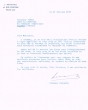 Lettre adressée le 18/02/1957 à M. Melka Greffier du Tribunal Rabbinique de Mogador