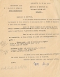 Lettre adressée le 18/05/1953 au Greffier du Tribunal Rabbinique de Mogador