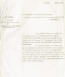 Lettre adressée le 08/07/1953 au Commissaire du Gouvernement Chérifien de Mogador