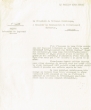 Lettre adressée le 15/07/1953 au Commissaire du Gouvernement Chérifien de Mogador