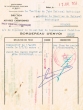 Bordereau d'envoi du 12/07/1953 adressé au Greffier du Tribunal Rabbinique de Mogador