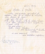 Lettre adressée le 22/08/1953 au Greffier du Tribunal Rabbinique de Mogador