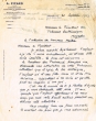 Lettre adressée le 22/09/1953 au Président du Tribunal Rabbinique de Mogador