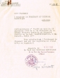 Transmis adressé le 09/09/1953 au Président du Tribunal Rabbinique de Mogador