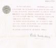 Reçu rédigé le 10/01/1961 pour Jacob Hatchwell