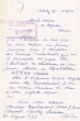 Lettre adressée le 19/11/1953 aux Services Municipaux de Mogador