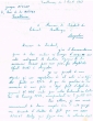Lettre adressée le 03/04/1955 au Président du Tribunal Rabbinique de Mogador