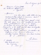 Lettre adressée le 13/06/1955 à M. Melka Greffier du Tribunal Rabbinique de Mogador