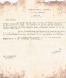 Lettre adressée le 11/07/1955 à Moïse Kidouchim de Mogador