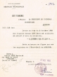 Transmis adressé le 12/10/1955 au Président du Tribunal Rabbinique de Mogador