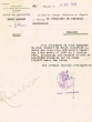 Lettre adressée le 12/10/1955 au Président du Tribunal Rabbinique de Mogador