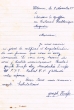 Lettre adressée le 08/11/1955 au Greffier du Tribunal Rabbinique de Mogador