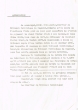 Attestation concernant des faits relatifs à l'audience du 25/01/1956 au Tribunal Rabbinique