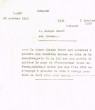 Arrêté envoyé le 05/01/1956 concernant l'épouse de Joseph Knafo