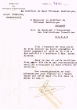 Lettre adressée le 14/03/1956 au Greffier du Tribunal Rabbinique de Mogador