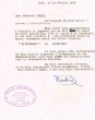 Lettre adressée le 15/02/1956 à M. Melka Greffier du Tribunal Rabbinique de Mogador