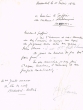 Lettre adressée le 15/02/1956 au Greffier du Tribunal Rabbinique de Mogador