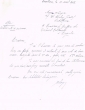 Lettre adressée le 11/04/1956 au Greffier du Tribunal Rabbinique de Mogador