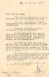 Lettre adressée le 13/01/1956 à M. Malka Greffier du Tribunal Rabbinique de Mogador