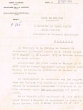 Note adressée le 27/09/1956 Aaron Hassin, Président du Tribunal Rabbinique de Mogador