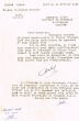 Lettre adressée le 14/02/1957 à M. Melka Greffier du Tribunal Rabbinique de Mogador