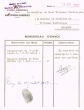 Bordereau d'envoi du 15/07/1957 adressé au Greffier du Tribunal Rabbinique de Mogador